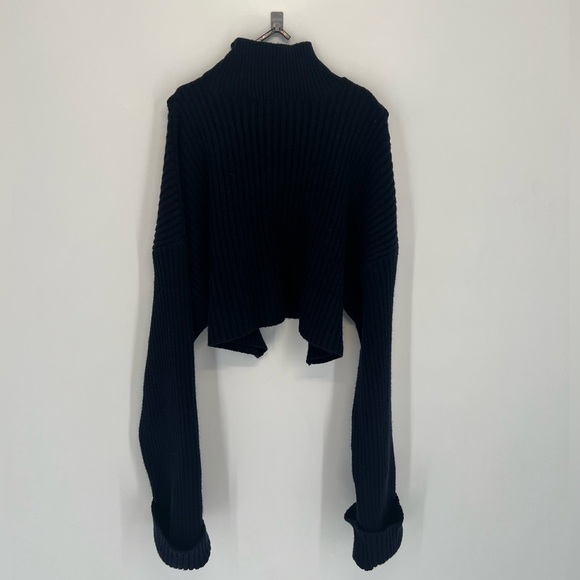 Zara Navy Turtleneck Sweater - Picture 8 of 8